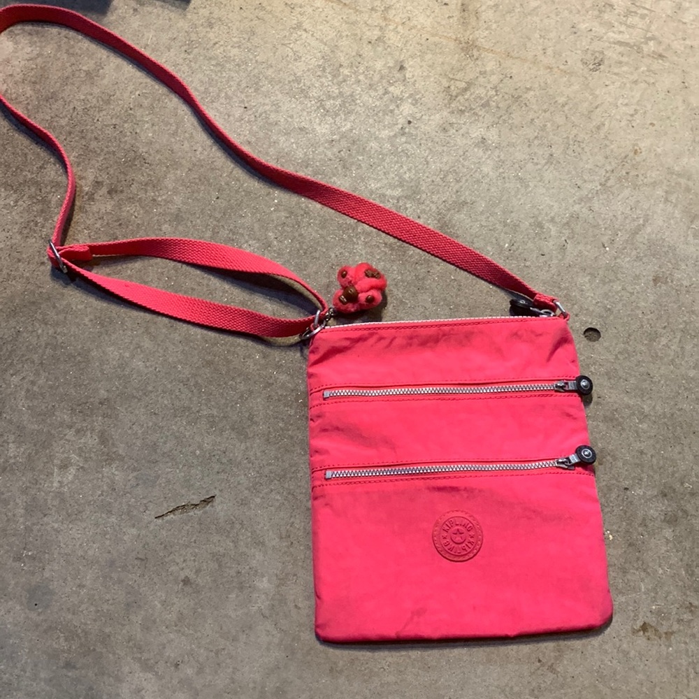 kipling crossbody pink purse